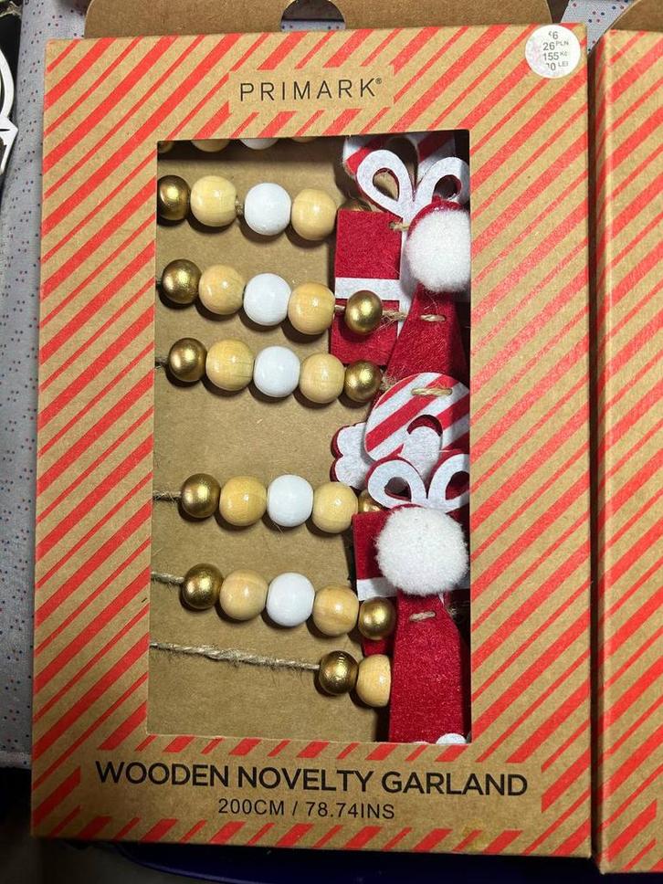 Houten kerstguirlande 200 cm – nieuw, Hobby & Loisirs créatifs, Jeux de société | Jeux de plateau, Neuf, Enlèvement