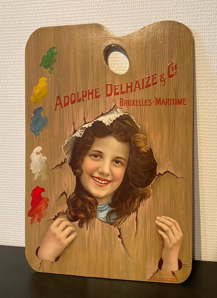 publicité ancienne Adolphe DELHAIZE & cie  1866-1871, Verzamelen, Merken en Reclamevoorwerpen, Ophalen of Verzenden