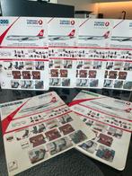 Collectors item - Turkish airlines - saftey cards 6 stuk, Verzamelen, Luchtvaart en Vliegtuigspotten, Ophalen of Verzenden