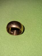 Gouden metalen alliantiering diameter 1,9 cm breedte 1 cm, Goud, 18 tot 19, Overige materialen, Gebruikt