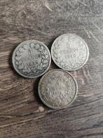 3 pièces en argent, Timbres & Monnaies, Monnaies | Belgique, Enlèvement ou Envoi, Argent