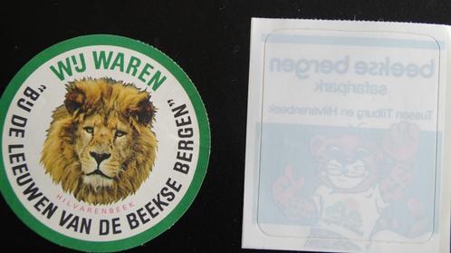 2 stickers Beekse Bergen, Verzamelen, Stickers, Nieuw, Dier en Natuur, Ophalen of Verzenden
