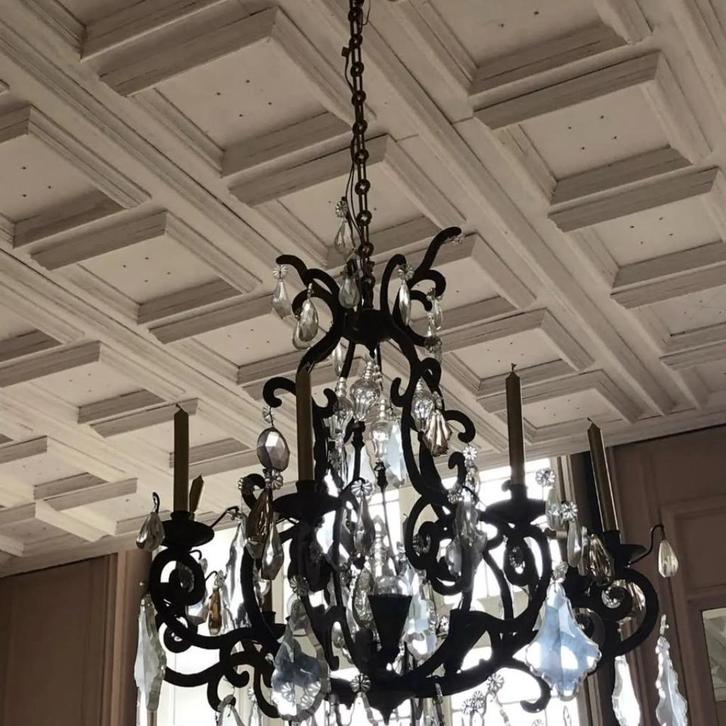 Lustre ancien de style Louis XV, Maison & Meubles, Lampes | Lustres, Utilisé, Enlèvement