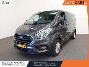 Ford Transit Custom 300 2.0 TDCI L2H1 Limited Dubbele Cabine, Auto's, 4 deurs, Stof, 4 cilinders, 129 pk