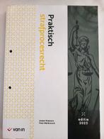 Praktisch Strafprocesrecht - Van In - ed. 2023, Boeken, Ophalen of Verzenden, Zo goed als nieuw