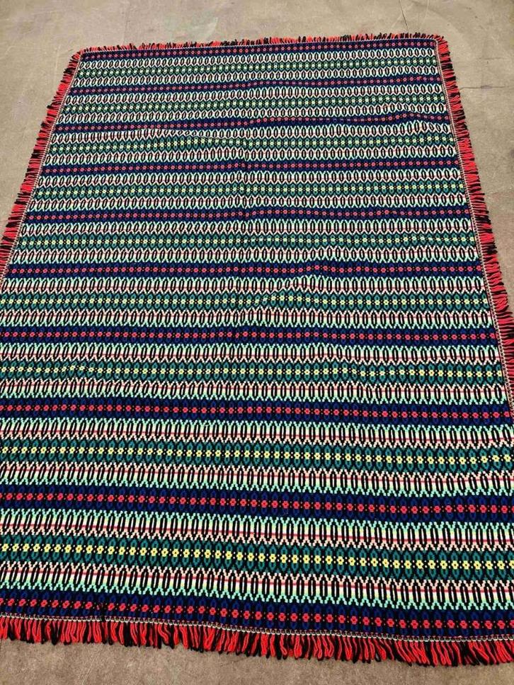 Grand foulard woondeken 215/145, Huis en Inrichting, Woonaccessoires | Plaids en Woondekens, Zo goed als nieuw, Ophalen of Verzenden