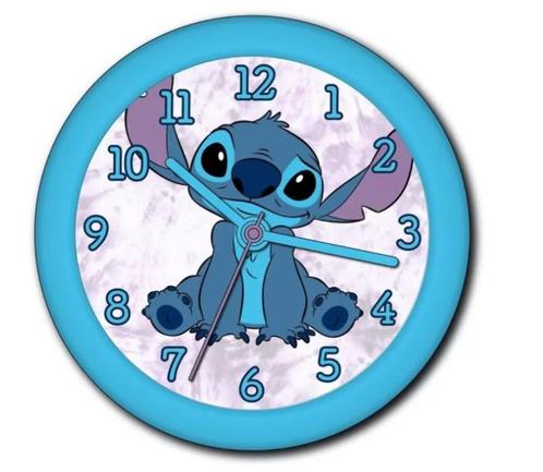 Lilo en Stitch Wandklok - Disney, Enfants & Bébés, Chambre d'enfant | Aménagement & Décoration, Neuf, Pendule ou Horloge, Enlèvement ou Envoi