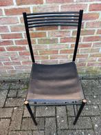 ❤️ Italiaanse vintage design stoelen (setprijs) ❤️, Enlèvement, Utilisé, Cuir, Cinq, Six Chaises ou plus