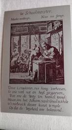 Aluminium plaat : schoolmeester, Ophalen of Verzenden, Gebruikt