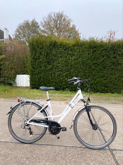 Damesfiets Lender 24 versnellingen 28” RIJKLAAR, Vélos & Vélomoteurs, Vélos | Femmes | Vélos de sport & de randonnée, Utilisé