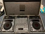 Flightcase met 2 x Pioneer CDJ 800 + Synq mixer mengpaneel, Muziek en Instrumenten, Dj-sets en Draaitafels, Ophalen, Gebruikt