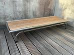 Unieke luxe design ligbank, ligbed, Tuin en Terras, Ligbedden, Ophalen, Zo goed als nieuw, Hout