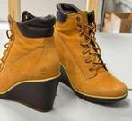 Timberland Wedge Hiker Boots - Nieuw maat 37 timberlands hak, Bruin, Nieuw, Ophalen of Verzenden, Schoenen met hoge hakken