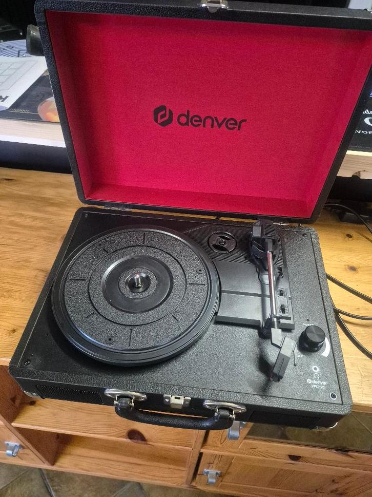 Denver koffer platenspeler, Audio, Tv en Foto, Platenspelers, Zo goed als nieuw, Platenspeler, Overige merken, Automatisch, Ophalen