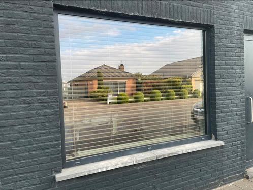 Raam Reynaers ALU 202x152 vast (RAL7016), Doe-het-zelf en Bouw, Raamkozijnen en Schuifdeuren, Gebruikt, Aluminium, Ophalen
