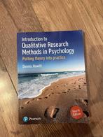 Introduction to Qualitative Research Methods in Psychology, Boeken, Ophalen, Gelezen, Hogeschool, Pearson