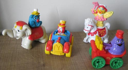 Lot McDonald's figuurtjes - thema circus (1989), Verzamelen, Poppetjes en Figuurtjes, Gebruikt, Ophalen of Verzenden