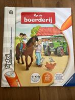 TIPTOI - Boek - Op de boerderij, Kinderen en Baby's, Ophalen of Verzenden, Zo goed als nieuw, Ontdekken, Met geluid