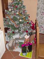 Sapin de Noël artificiel de 1, 80 m avec décoration, Enlèvement, Comme neuf