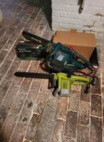 2 tronçonneuses, Doe-het-zelf en Bouw, Gereedschap | Zaagmachines, Ophalen, Gebruikt, Kettingzaag