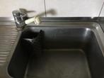 Industriële inox watertafel met kraan, Doe-het-zelf en Bouw, Ophalen, Zo goed als nieuw, Inox, Kraan
