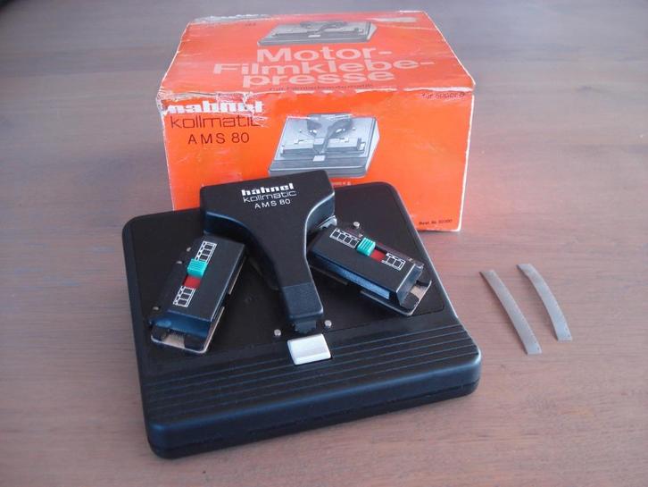 Plakpers (splicer)Hähnel Kollmatic AMS 80, Verzamelen, Foto-apparatuur en Filmapparatuur, Overige typen, 1960 tot 1980, Ophalen of Verzenden