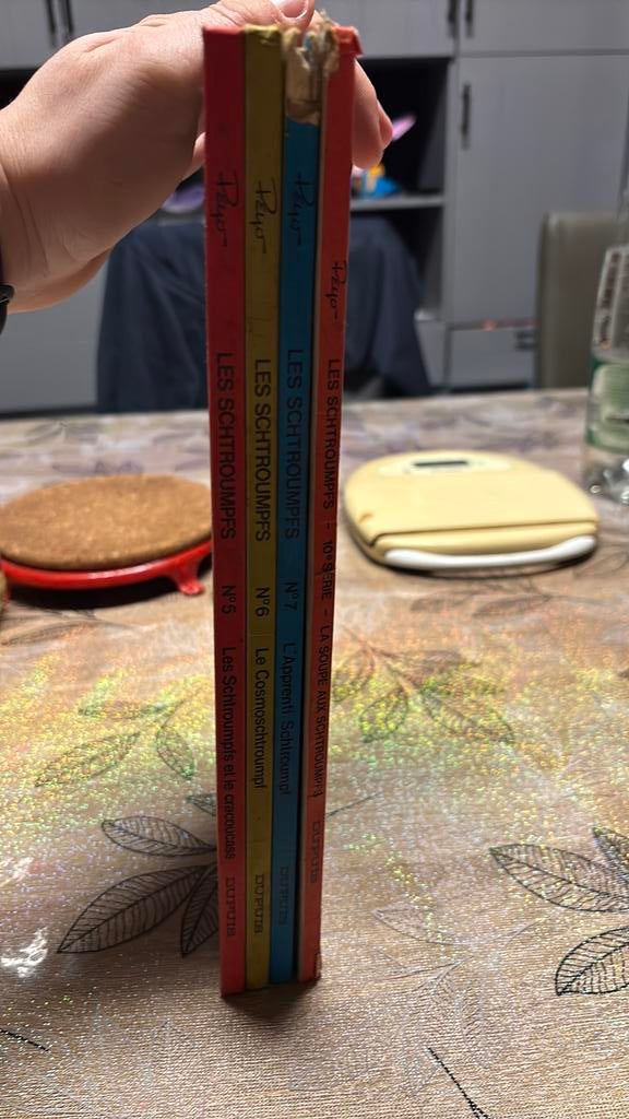 Lot 4 Bd les schtroumpfs PEYO, Collections, Enlèvement ou Envoi