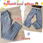 Pantalon pour garçon -gris-Trafic-T.14 ans, Pantalon, Garçon, Enlèvement ou Envoi, Utilisé