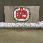 Emaille bord Stella Artois, Verzamelen, Biermerken, Reclamebord, Plaat of Schild, Gebruikt, Stella Artois, Ophalen
