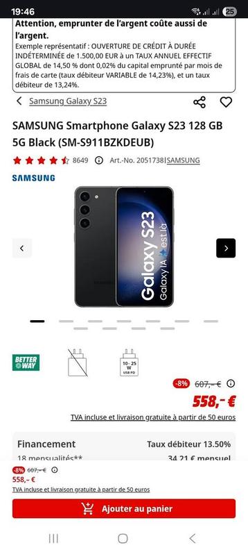 Samsung galaxy s23 neuf scellé  garantie 2 ans  beschikbaar voor biedingen