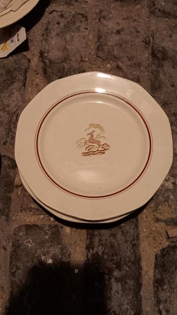 8 assiettes Boch Diane beschikbaar voor biedingen