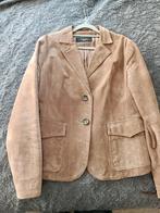 Suède blazer Max Mara, Kleding | Dames, Beige, Maat 42/44 (L), Ophalen of Verzenden, Jasje
