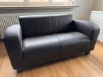 Leder 2 zit, Huis en Inrichting, Ophalen, Gebruikt, Tweepersoons, Leer