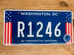 Amerikaanse nummerplaat Washington DC USA, Verzamelen, Ophalen of Verzenden, Gebruikt, Auto's