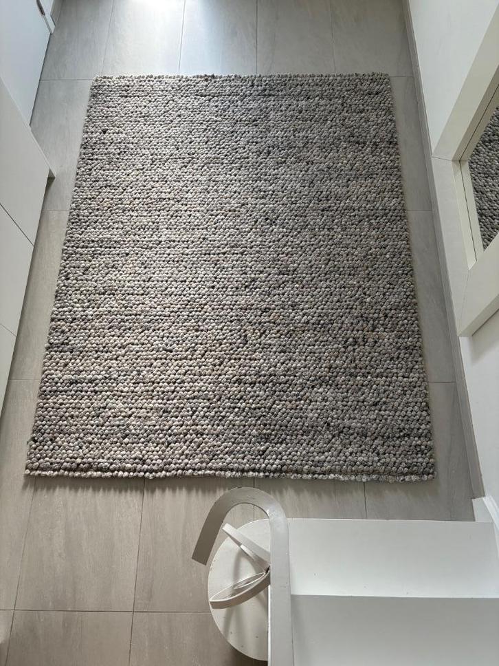 vloerkleden, Huis en Inrichting, Stoffering | Tapijten en Vloerkleden, Gebruikt, 150 tot 200 cm, 200 cm of meer, Rechthoekig, Grijs