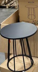 Zwart Bijzettafeltje NIEUW, Huis en Inrichting, Ophalen of Verzenden, Nieuw, Rond