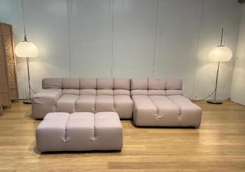 B&B Italia Tufty Hoekbank + Hocker – Stoffeer naar wens beschikbaar voor biedingen