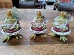 Roi grenouille en porcelaine 2 pièces pour 1 EUR, Antiquités & Art, Enlèvement ou Envoi