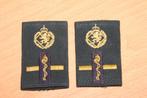 ABL Paire de grades élève ERM sous-lieutenant Médical, Collections, Emblème ou Badge, Armée de terre, Envoi