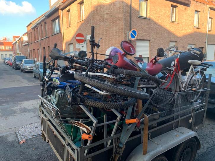 Ophaling oud ijzer schroot sloop autos, Doe-het-zelf en Bouw, Metalen, Zo goed als nieuw, Aluminium, Ophalen