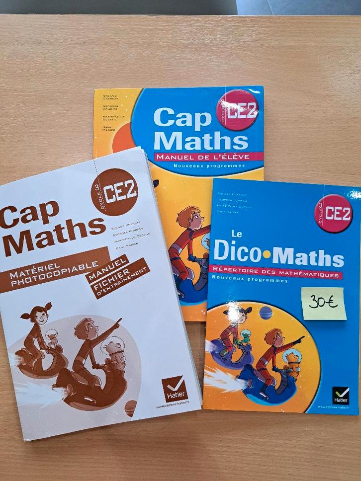 Cap Maths CE2 - Manuel scolaire math, Livres, Livres scolaires, Neuf, Mathématiques A, Primaire, Enlèvement