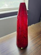 Rood/zwarte vaas, Ophalen, Minder dan 50 cm, Rood, Glas
