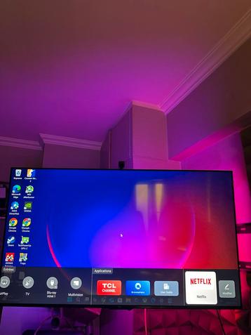TCL 55-inch 4K HDR10 smart-tv, Gebruikt, OLED, 4k (UHD), Smart TV