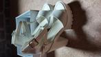 Sandales compensées, Kleding | Dames, Schoenen, Wit, Ophalen of Verzenden, Zo goed als nieuw, Schoenen met hoge hakken