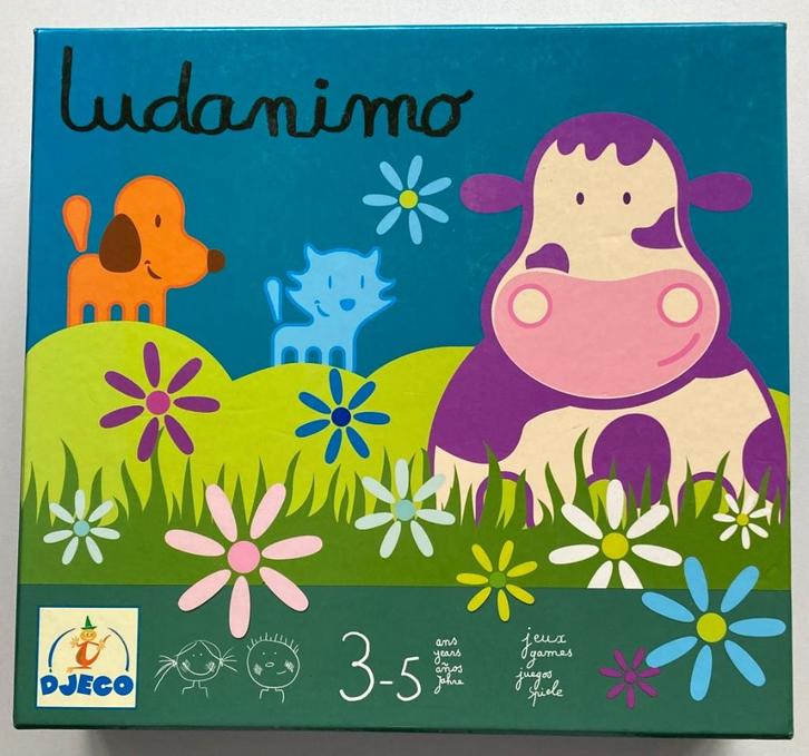 LUDANIMO - Djeco - jeux pour 3 à 5 ans, Kinderen en Baby's, Speelgoed | Educatief en Creatief, Zo goed als nieuw, Ophalen of Verzenden