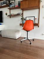 Vintage Eames bureaustoel - Fibreglass - Herman Miller, Ophalen of Verzenden, Oranje, Bureaustoel