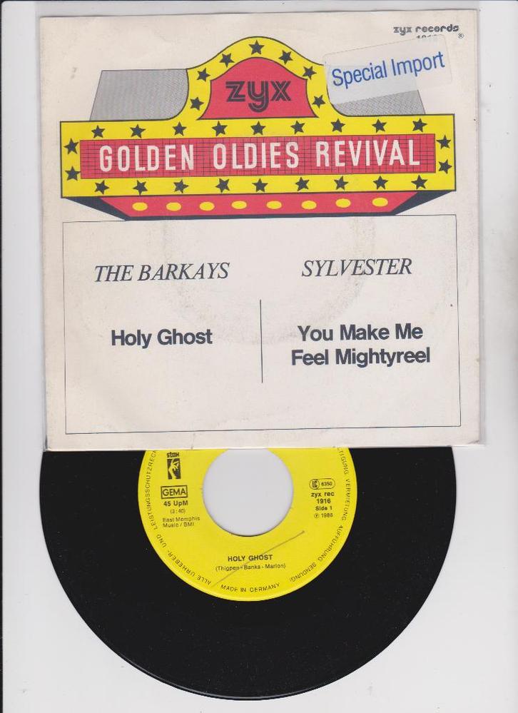 The Barkays / Sylvester – Holy Ghost / You Make Me Feel, Cd's en Dvd's, Vinyl Singles, Gebruikt, Single, R&B en Soul, 7 inch, Ophalen of Verzenden