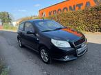 Chevrolet aveo / 1.2 benzine / airco, Auto's, Chevrolet, Electronic Stability Program (ESP), Stof, Zwart, 62 kW