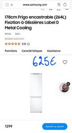 Combi Réfrigérateur Congélateur 178cm intégrable Samsung New, Enlèvement