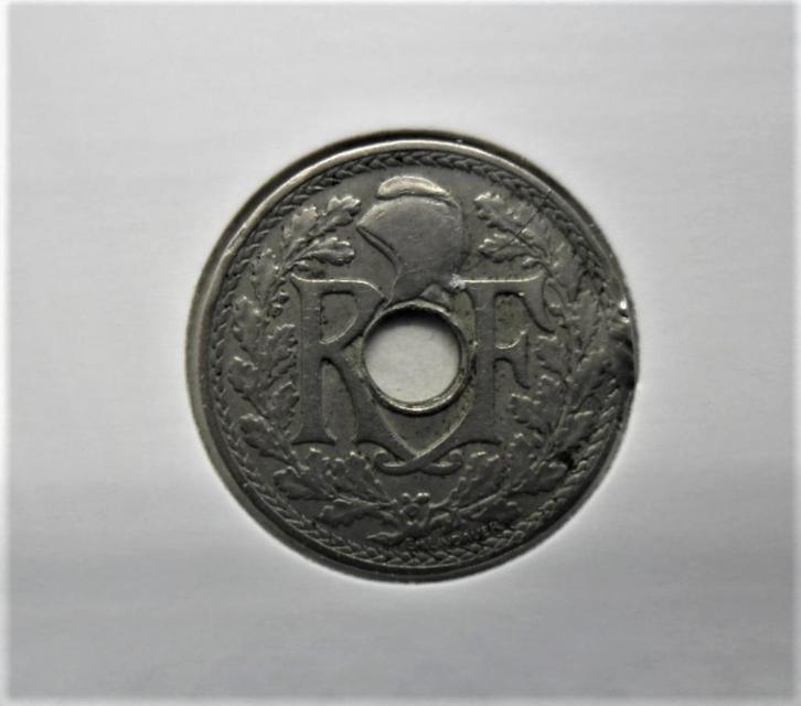 Franse munteenheid 25 centimes 1917. Kwaliteit!! ., Postzegels en Munten, Munten | Europa | Niet-Euromunten, Losse munt, Frankrijk